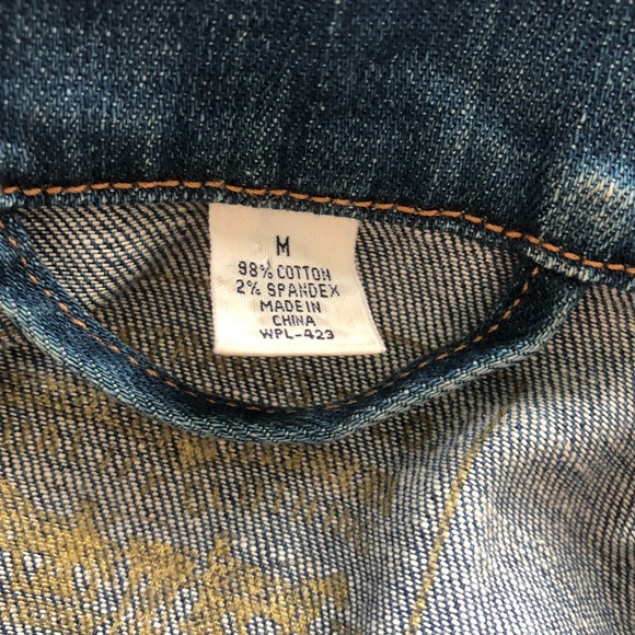 Levis Studded Jeans Vest - Picture 7 of 9